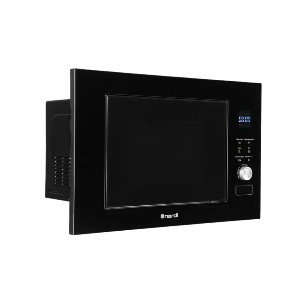 Micro-ondes Encastrable NARDI CombinĂ© Black glass 25L â Image 2