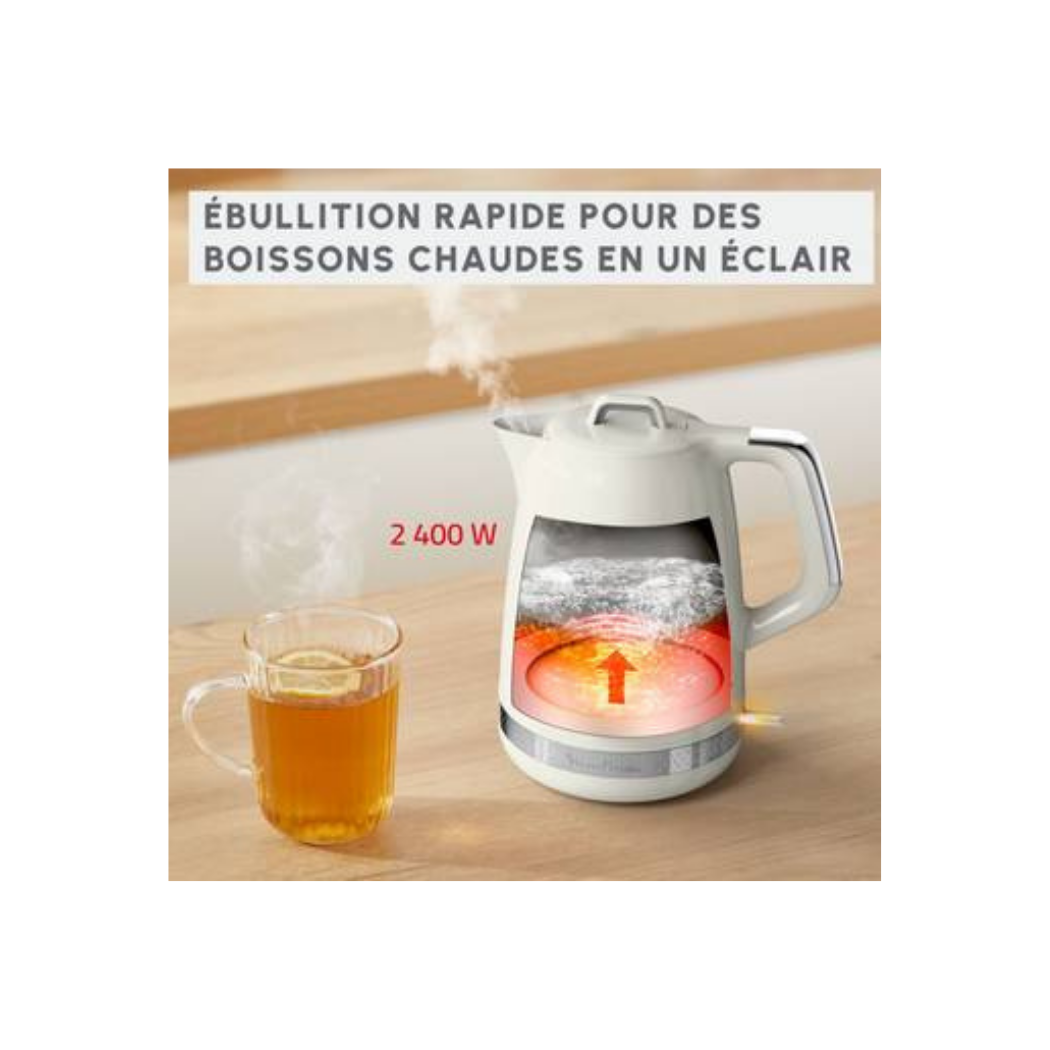 Bouilloire électrique Moulinex avec Contrôle de la température – Image 4