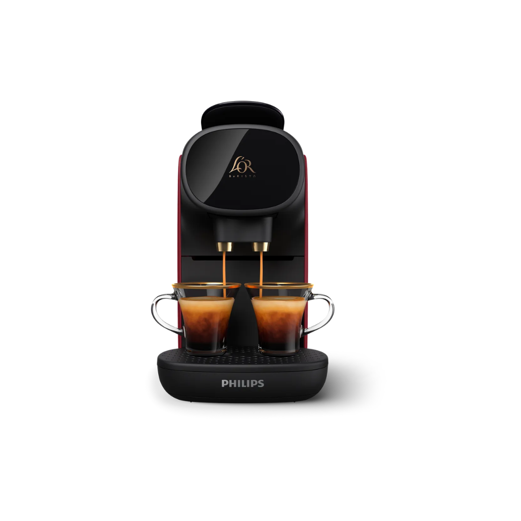Machine à café Philips l'or Barista +50 Capsule, Rouge – Image 2