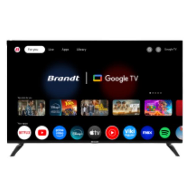 TV Brandt Google TV QLED 50" UHD 4K