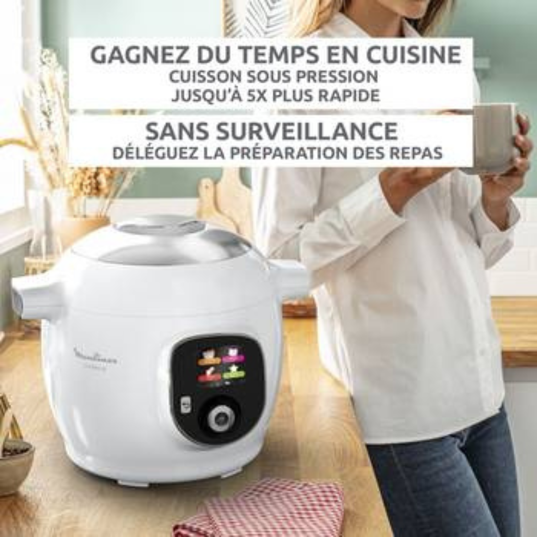 Cookeo+ Moulinex – 80 Recettes – Multicuiseur Intelligent – Image 3