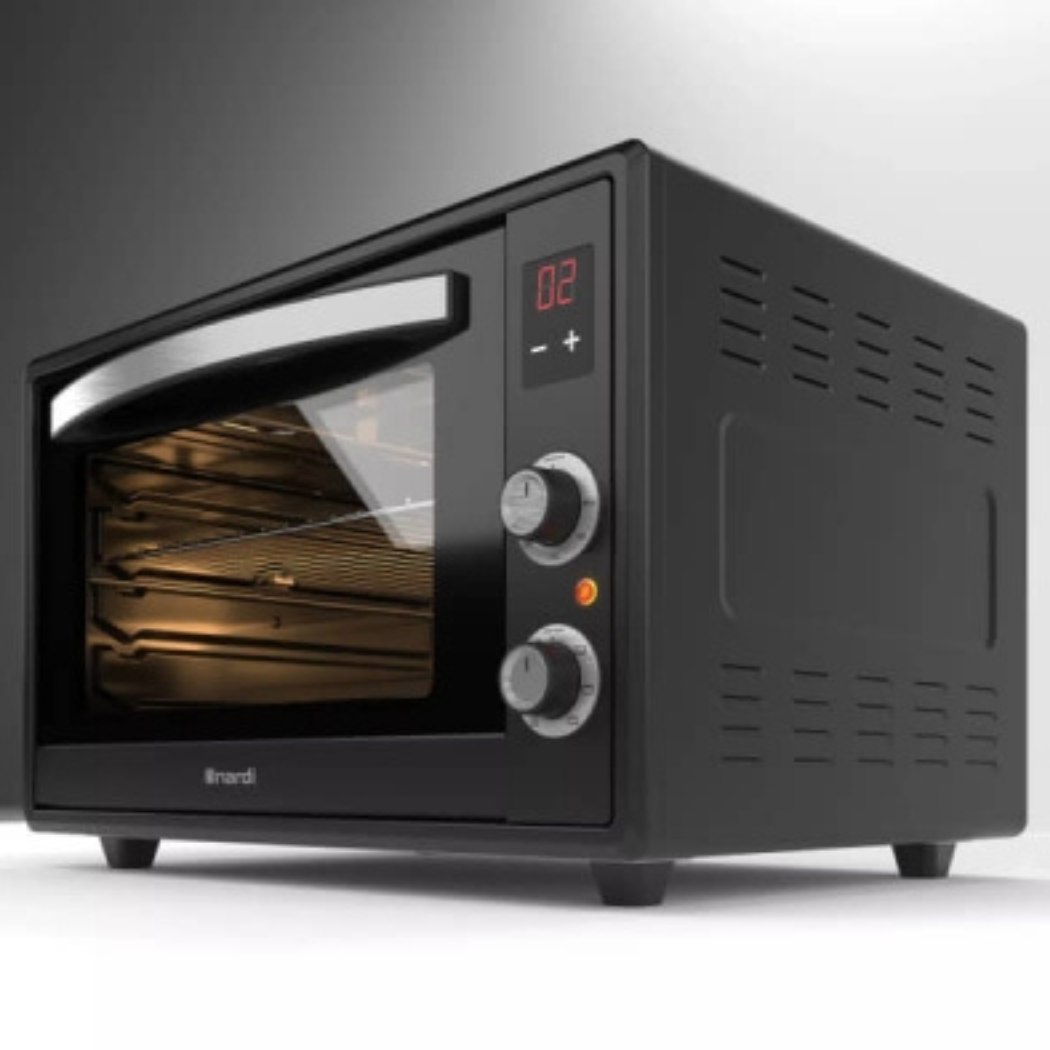 Mini Electric Furnace Nardi — 65 L-6 Functions — Digital, Black - Image 2