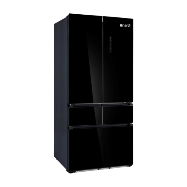 Refrigerator Nardi Cross Door 5 Doors, Black Glas
